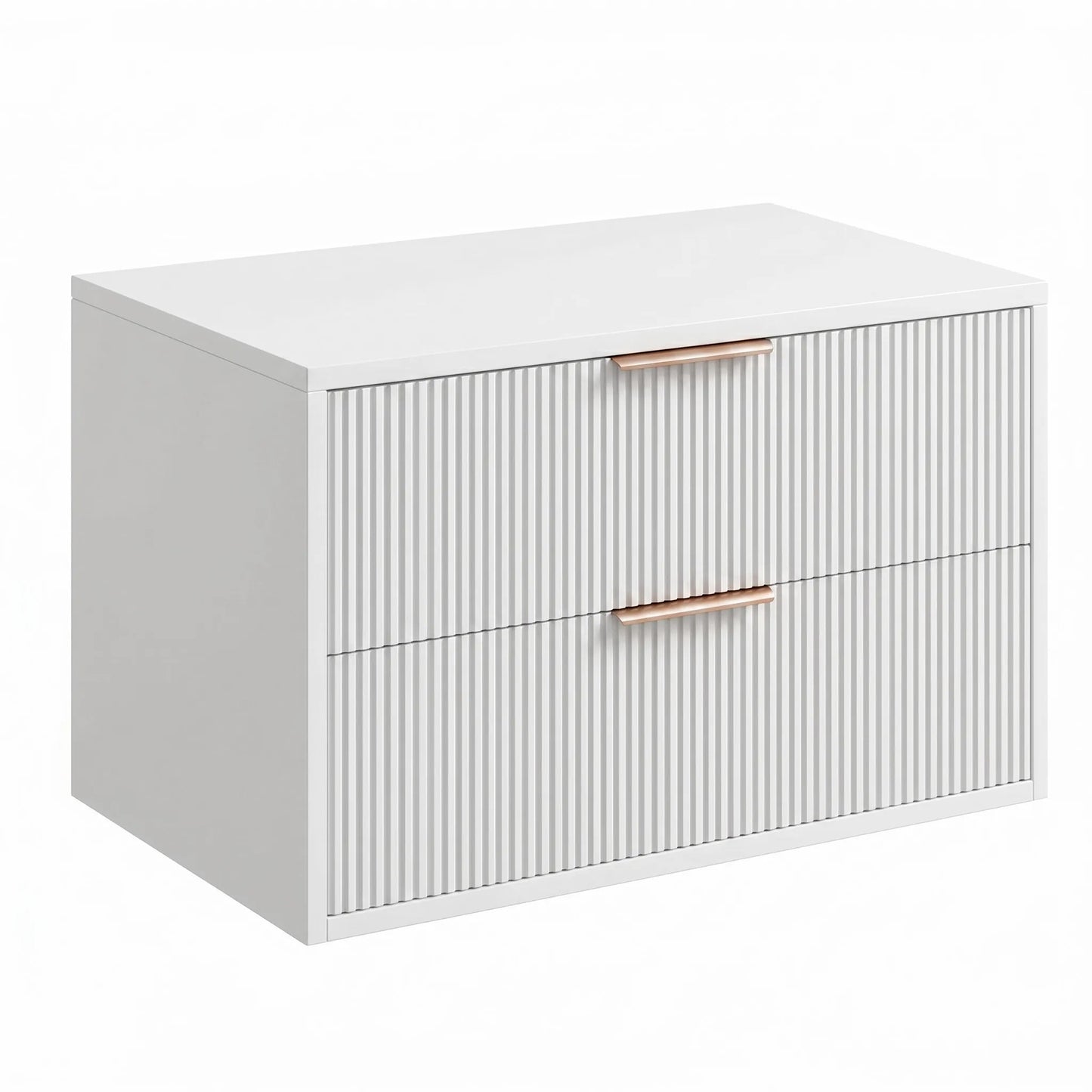 Dulap baie pentru lavoar Rea Mono 80cm White  8