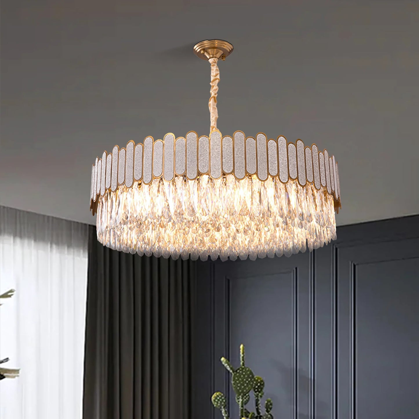 lampă suspendată APP1747-8CP 60 cm Gold  8