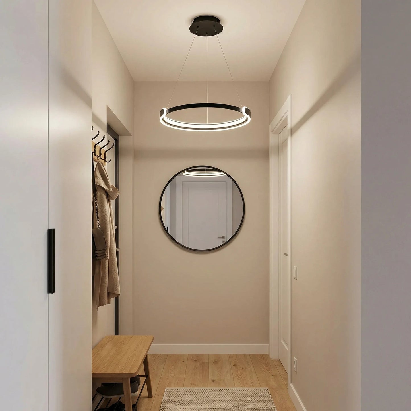 Lampă de tavan LED APP1927-CP Black  8