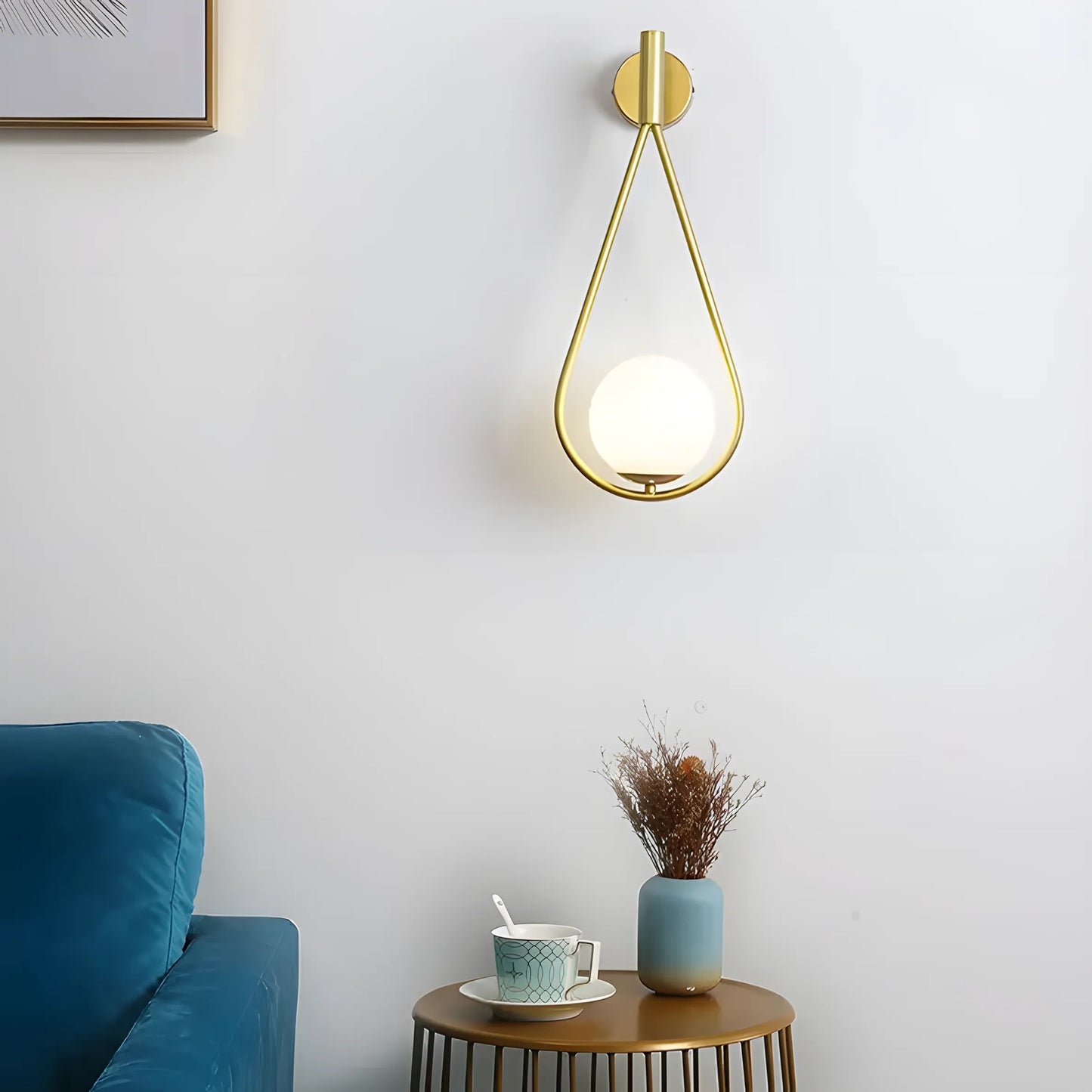Lampa de perete G094-1W GOLD WHITE  8
