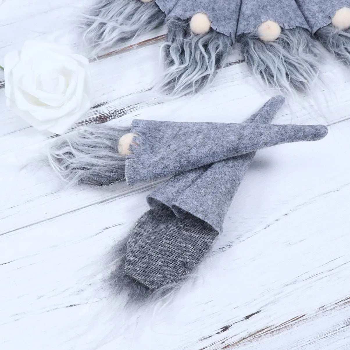 Husă De Crăciun Pentru Sticlă Santa KF323-6 8