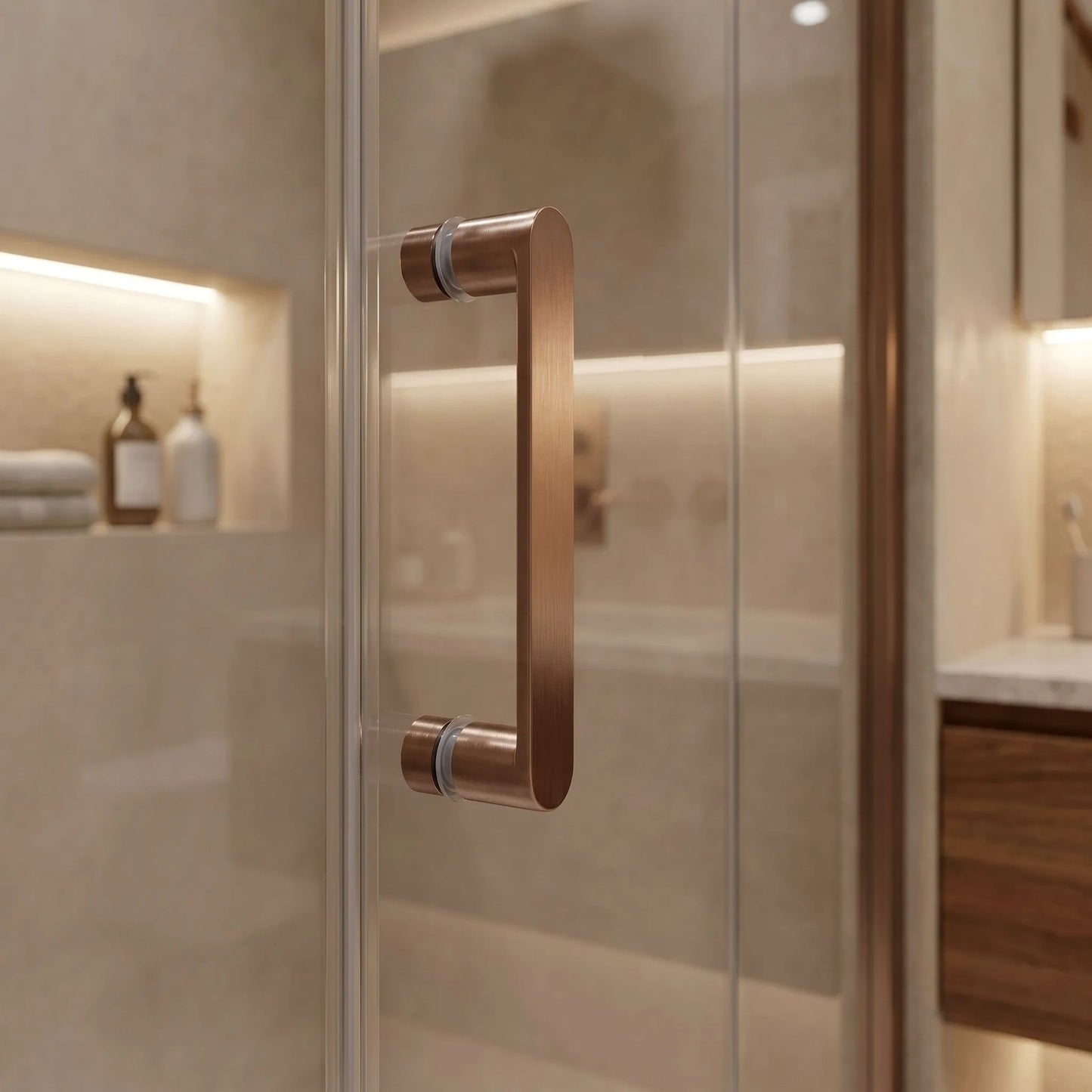 Cabina De Dus Rea Bruno 120x90 Brush Copper 8