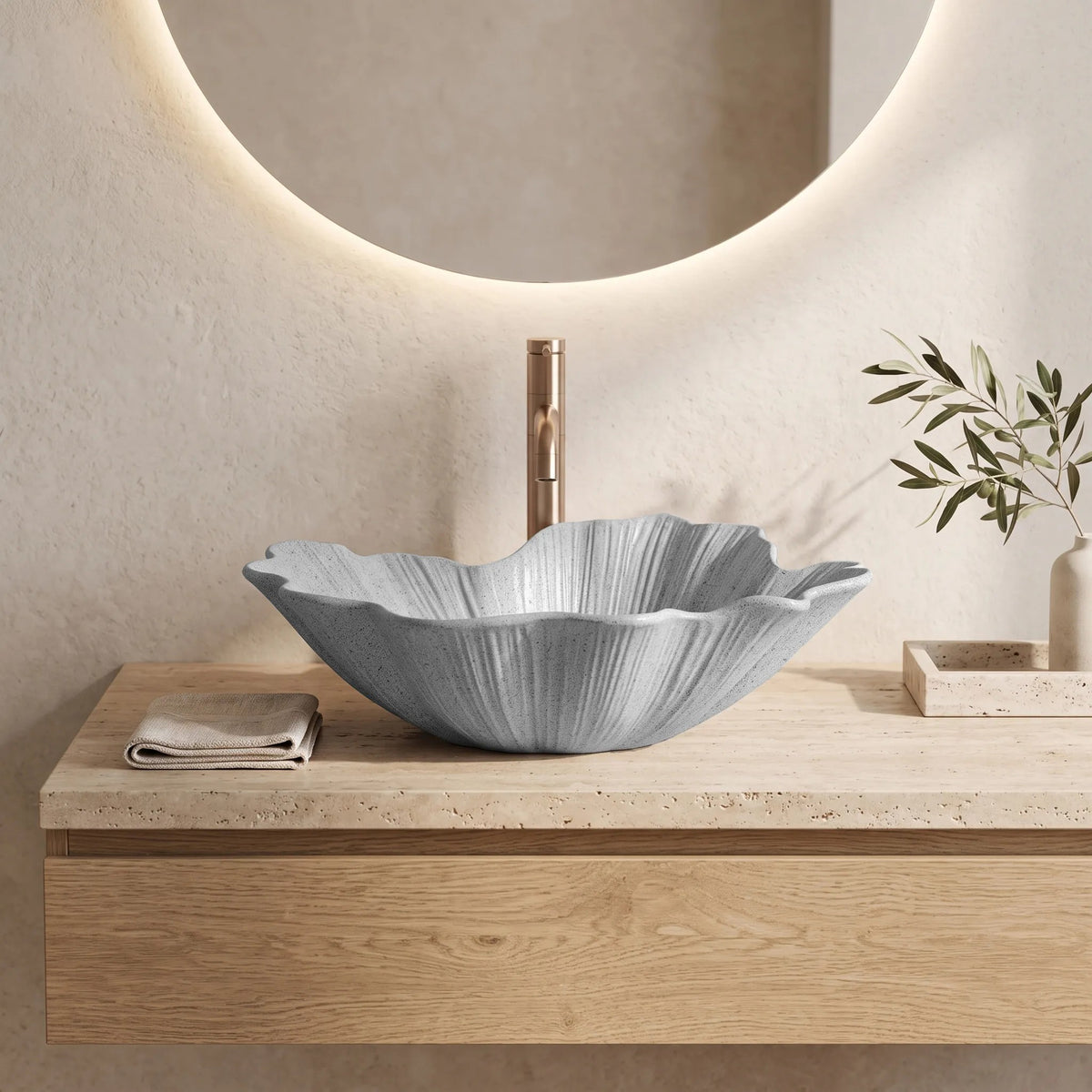 Lavoar Pe Blat Rea Flower Grey 8