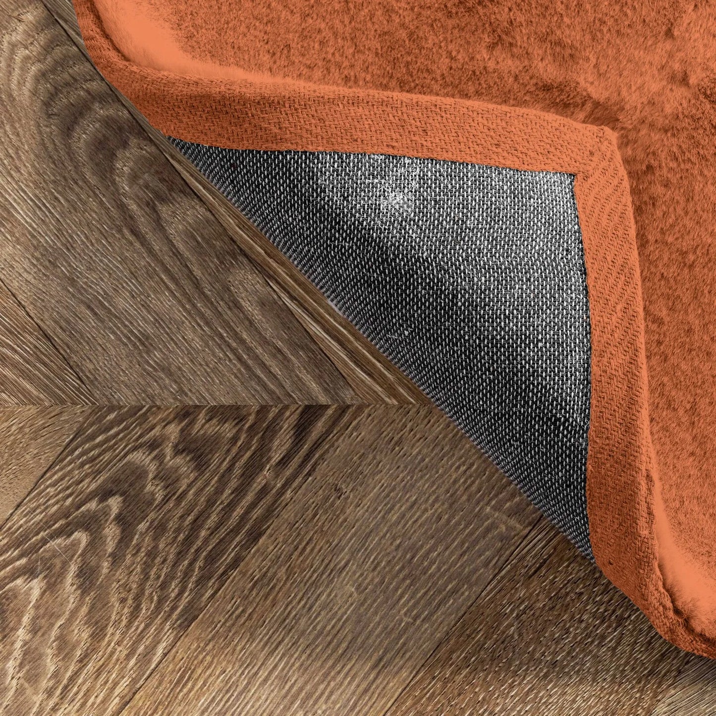 Covor Înalt De Mătase Verde Iepure Brick-red 120 X 170 8