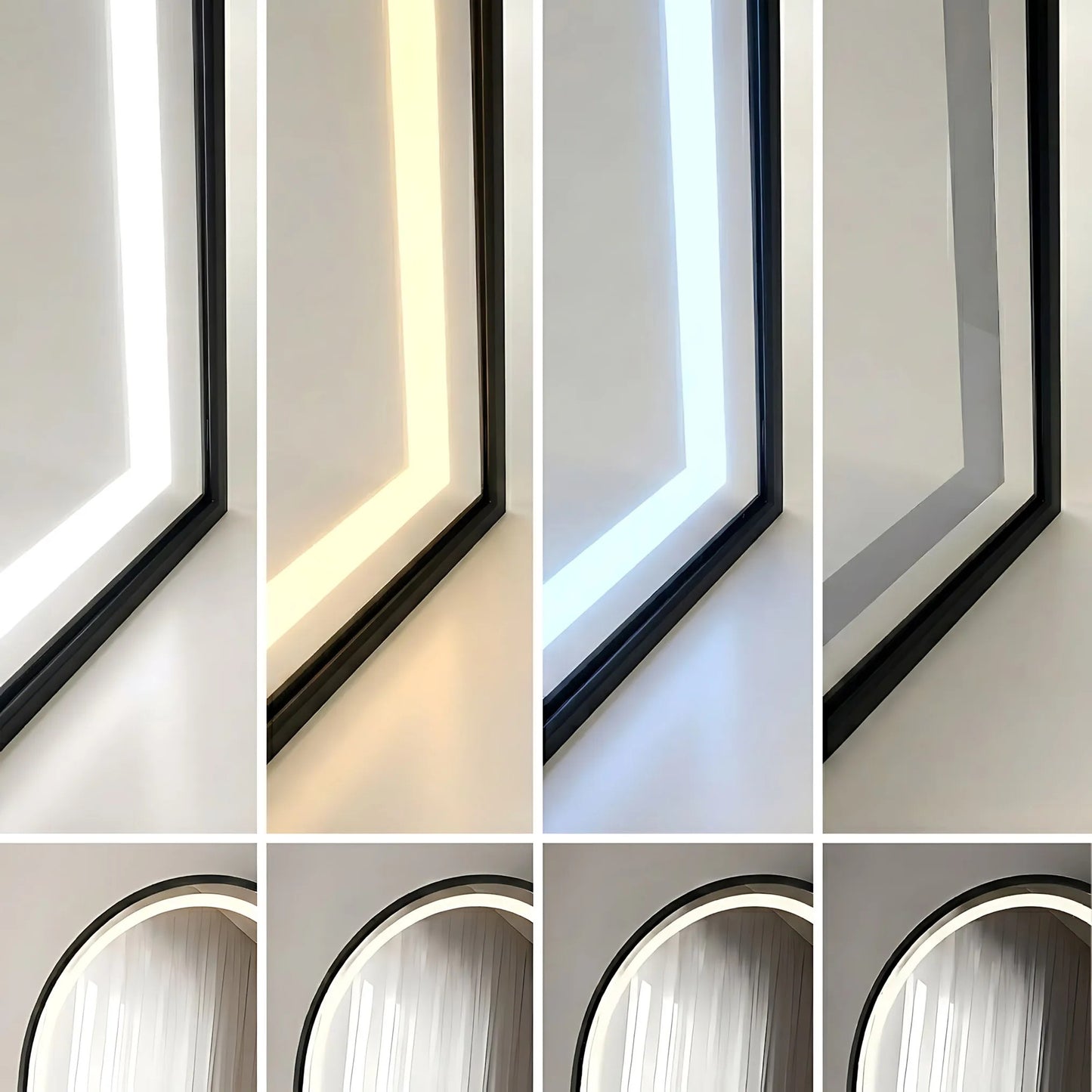 Oglindă LED Orbit 60x170cm Black 8