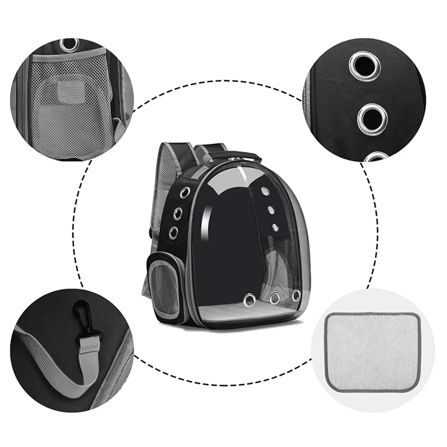 Cutie De Transport Animale P70259 Black 8