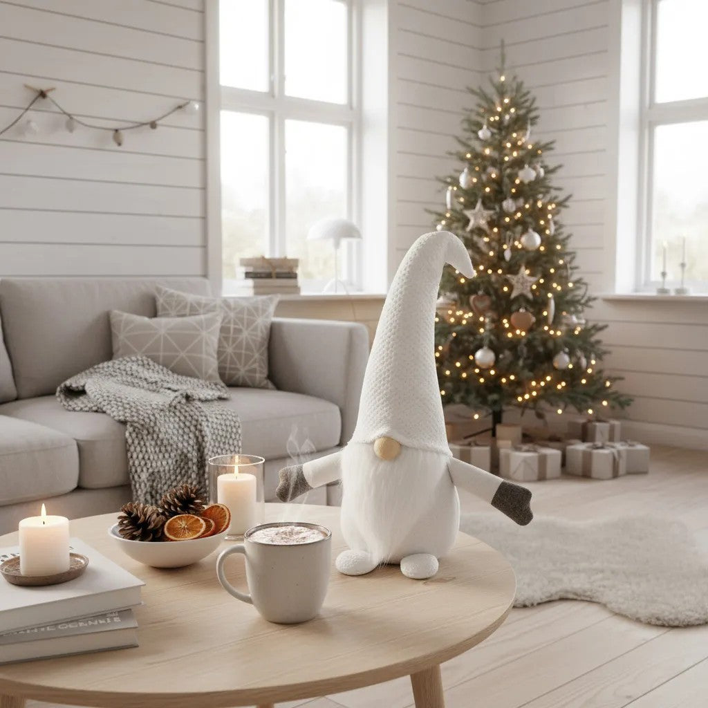 Skrzat Świąteczny 35cm YX045 White 8
