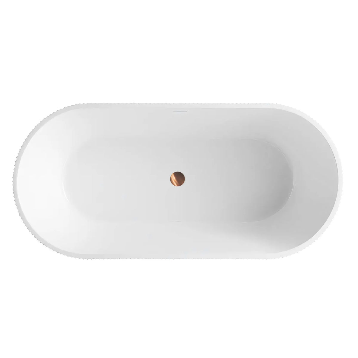 Cadă Acrilică Freestanding OFELIA 170 Capac Dop Negru 8