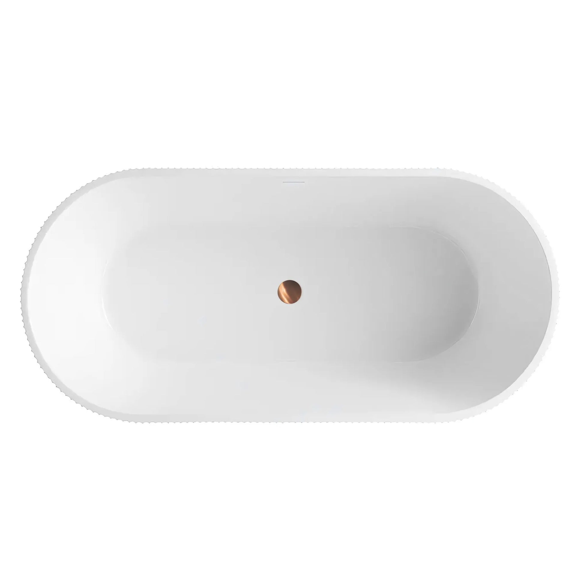 Cadă Acrilică Freestanding OFELIA 170 Capac Dop Negru 8