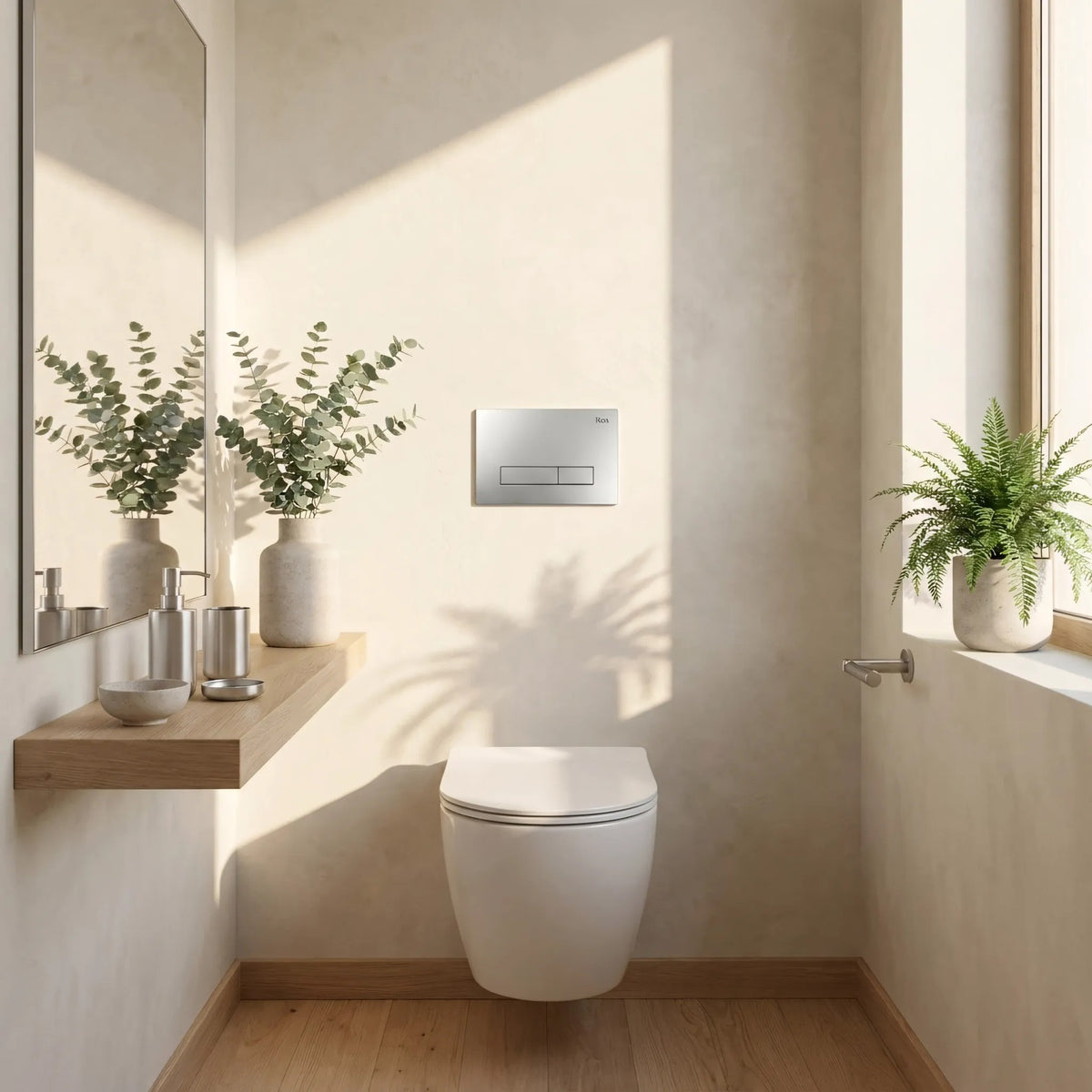 Set Cadru Îngropat Slim 024N Pentru WC Cu Buton HD Satin 8