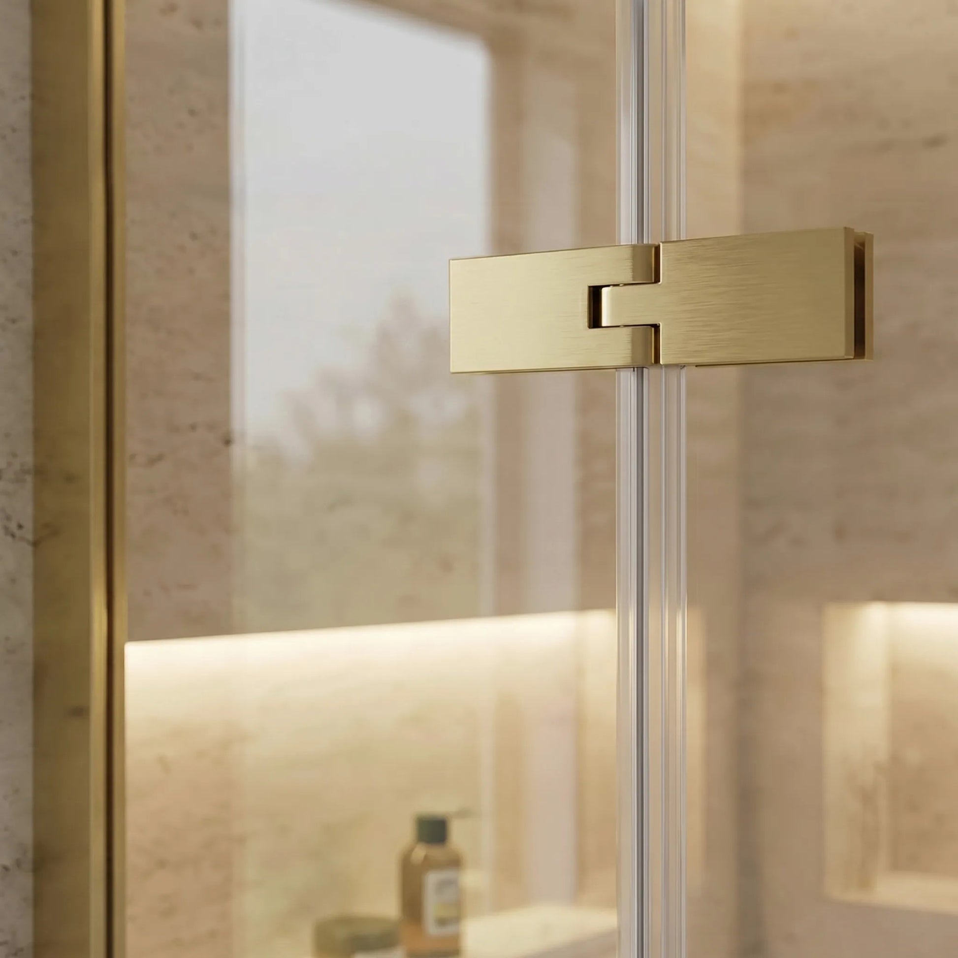 Cabina De Dus Rea Bruno 100x80 Brush Gold 8