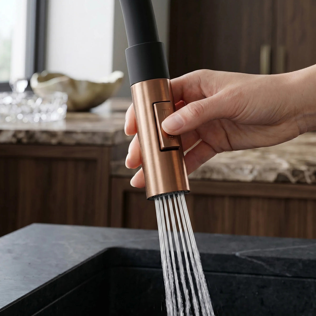 Baterie De Bucătărie REA Lago Brush Copper 8