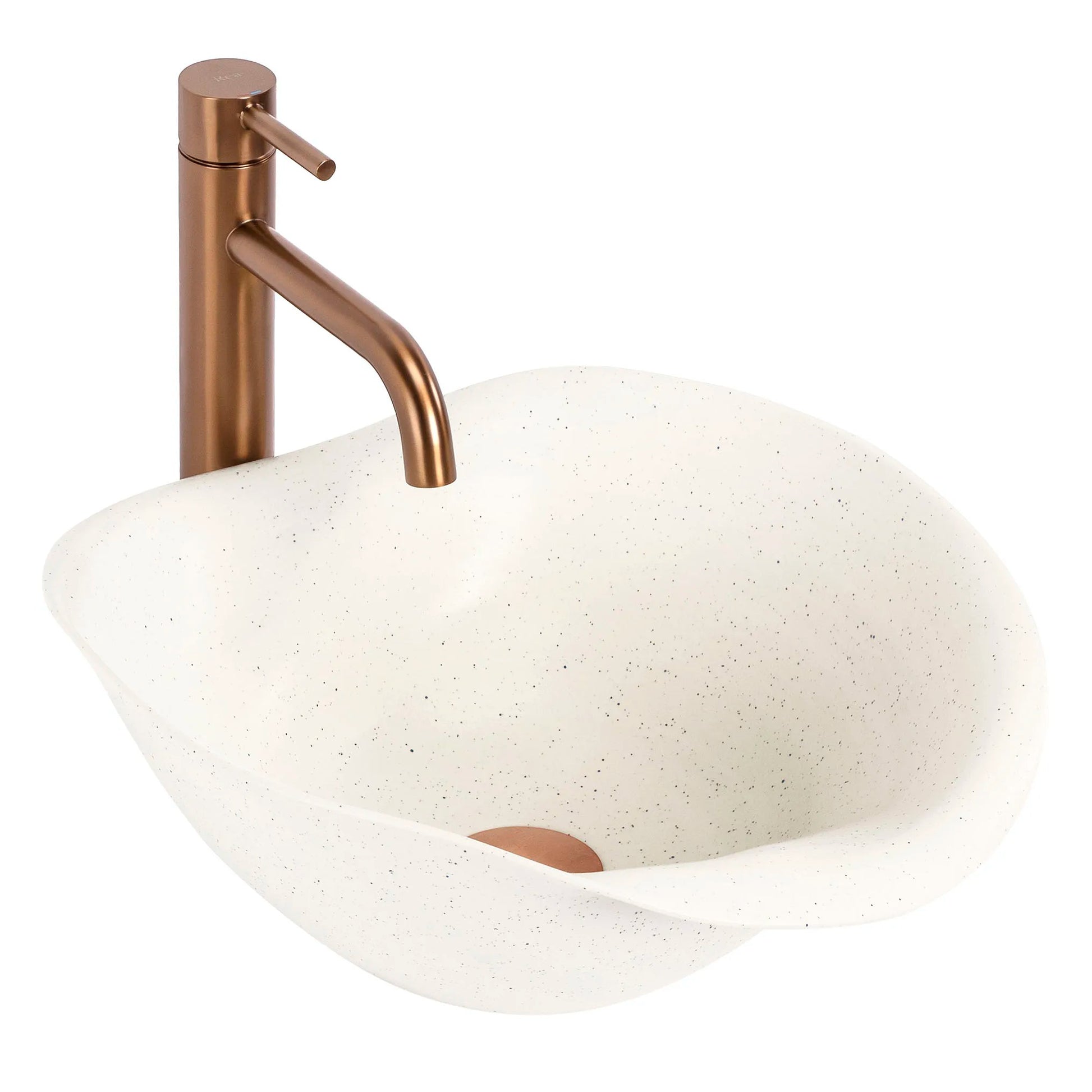 Lavoar Ceramic Pentru Blat REA HM-34B Handmade ART 8