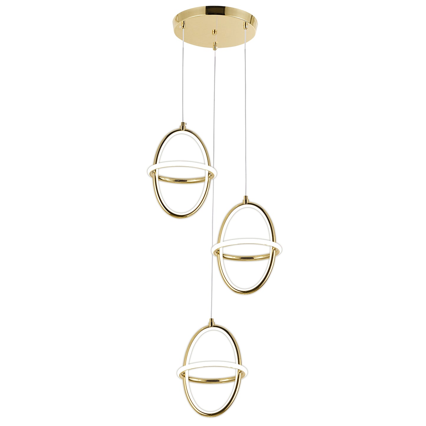 Lampă Suspendată Led G064-3cpr Gold  3