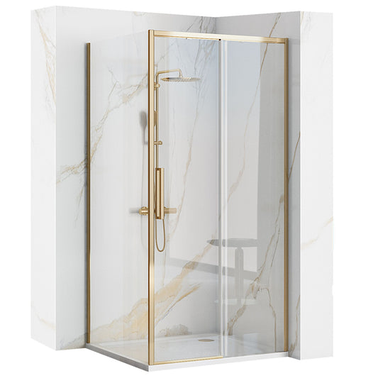 Cabina dus Rapid Slide Gold Usa: 110 Perete: 90 1