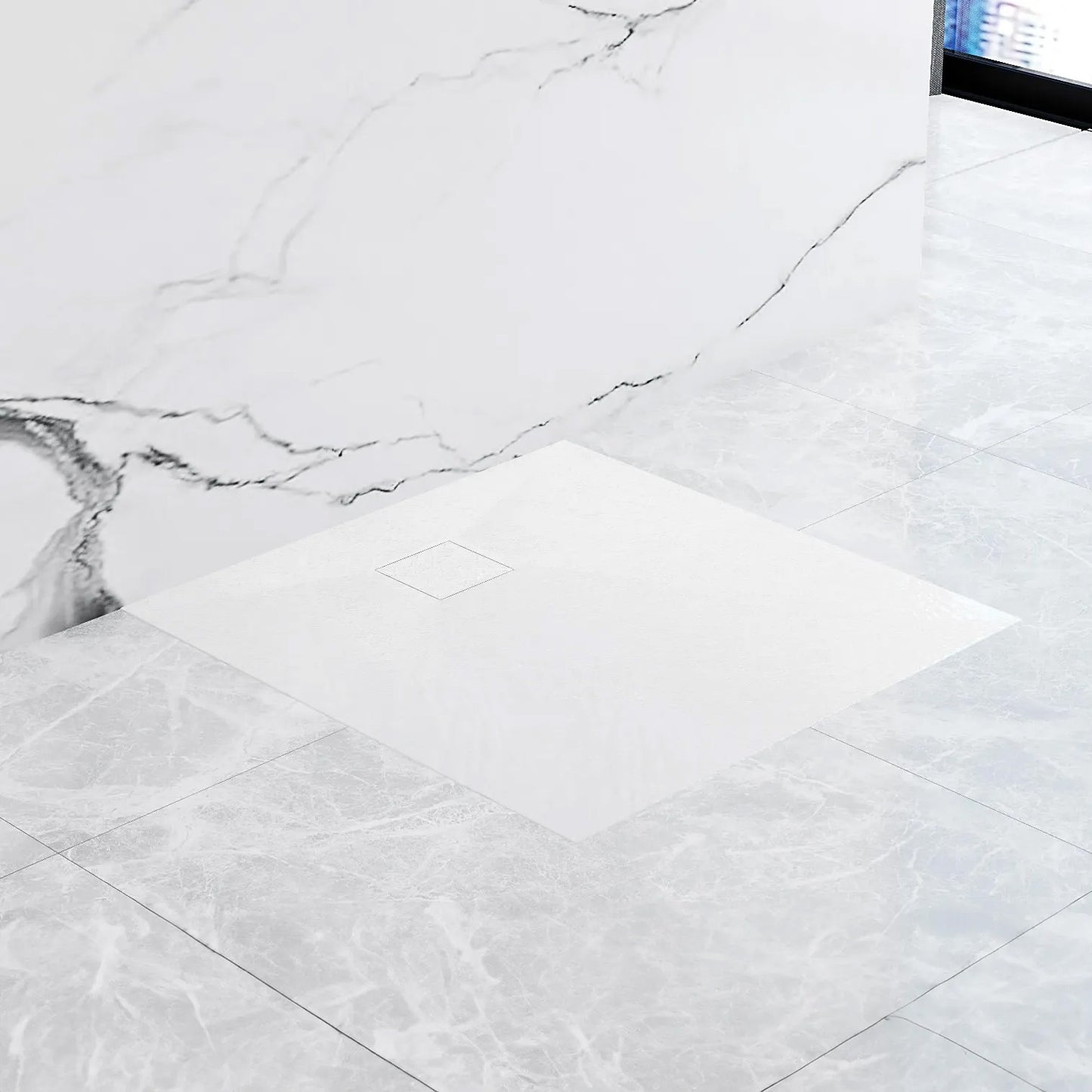 Cada De Duș Magnum White 90x90  4
