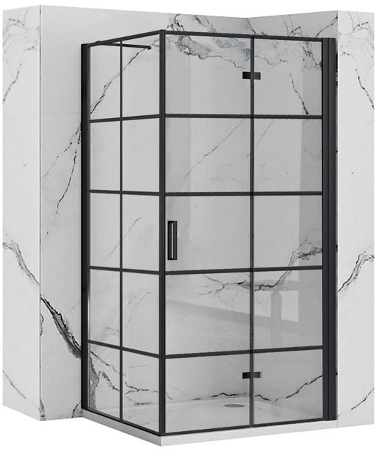 Cabina de dus Rea Molier Black 90x80  1