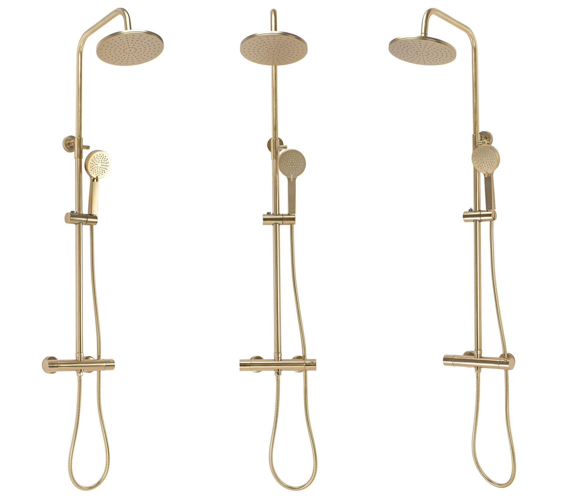 Set dus cu termostat Rea PAROT BRUSHED GOLD 3