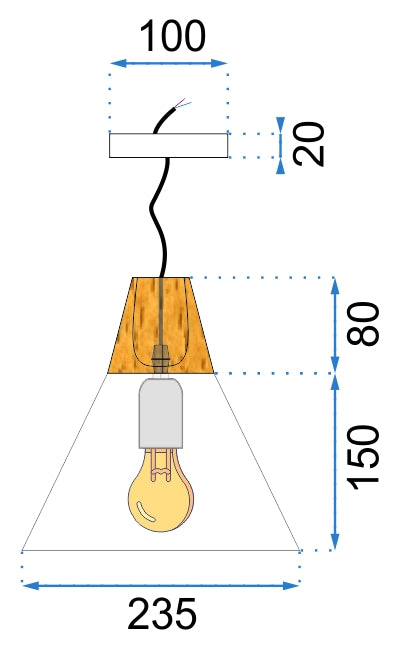 Lampa De Tavan Scandic C Gri  15