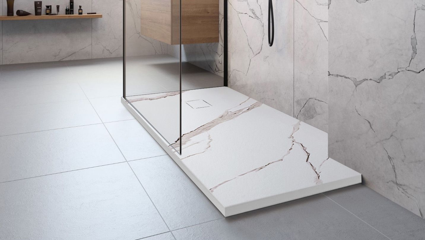Cada de duș Magnum CARRARA WHITE 90x120  4