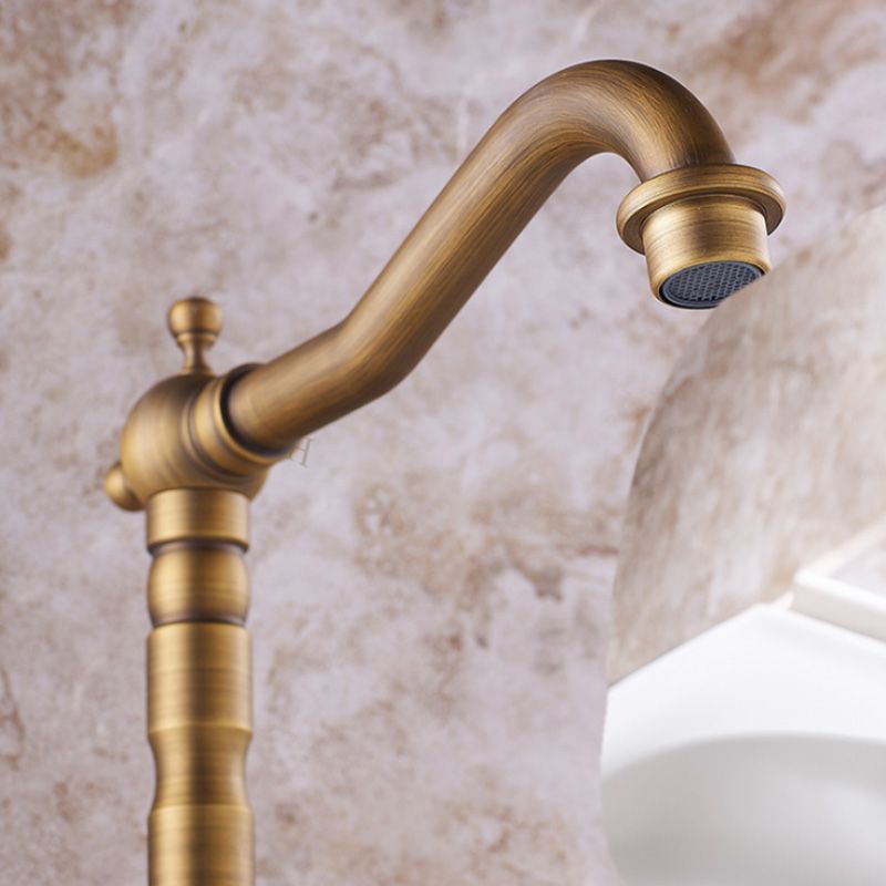 Baterie pentru baie / de bucătărie Rea Rustico antique gold  4