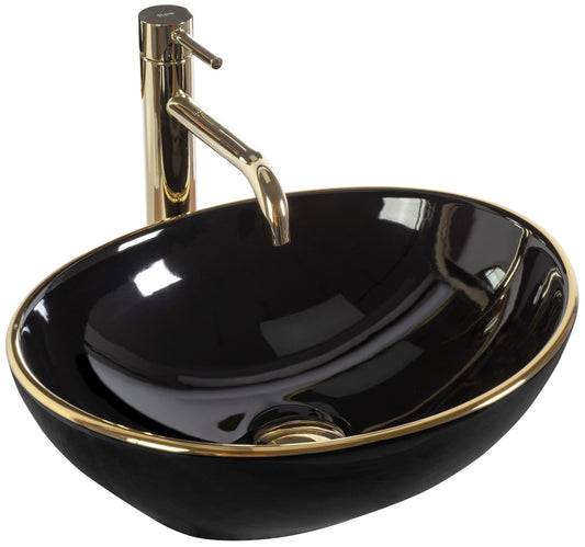 Lavoar pe blat Rea Sofia Black Gold Edge 1