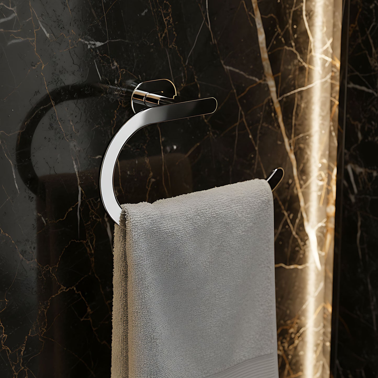 Cuier De Baie Ring 110 Til Chrome  4