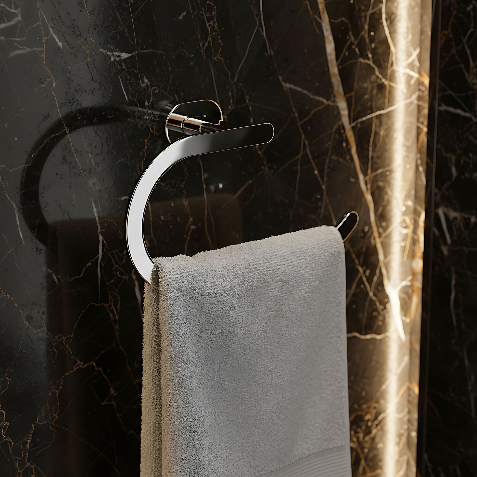 Cuier De Baie Ring 110 Til Chrome  4