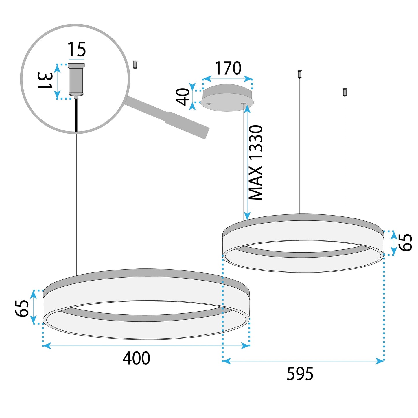 Lampa Led Lhj048-cp2 Gold  7