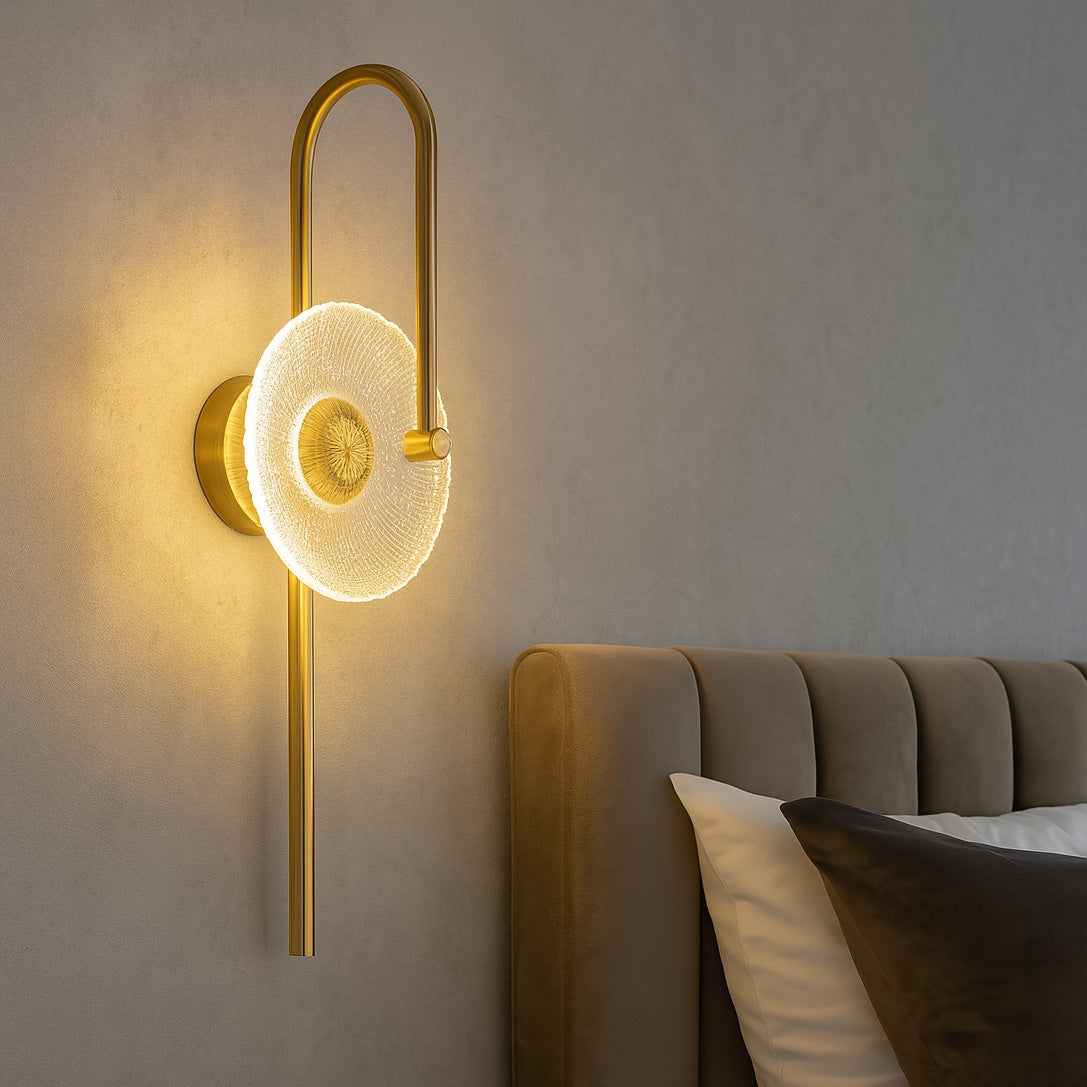 Aplică De Perete Led Lhj072-w Brush Gold  2