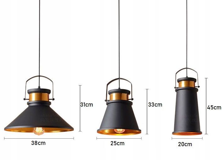 Lampa DE TAVAN ASTI ABC negru / Auriu  10