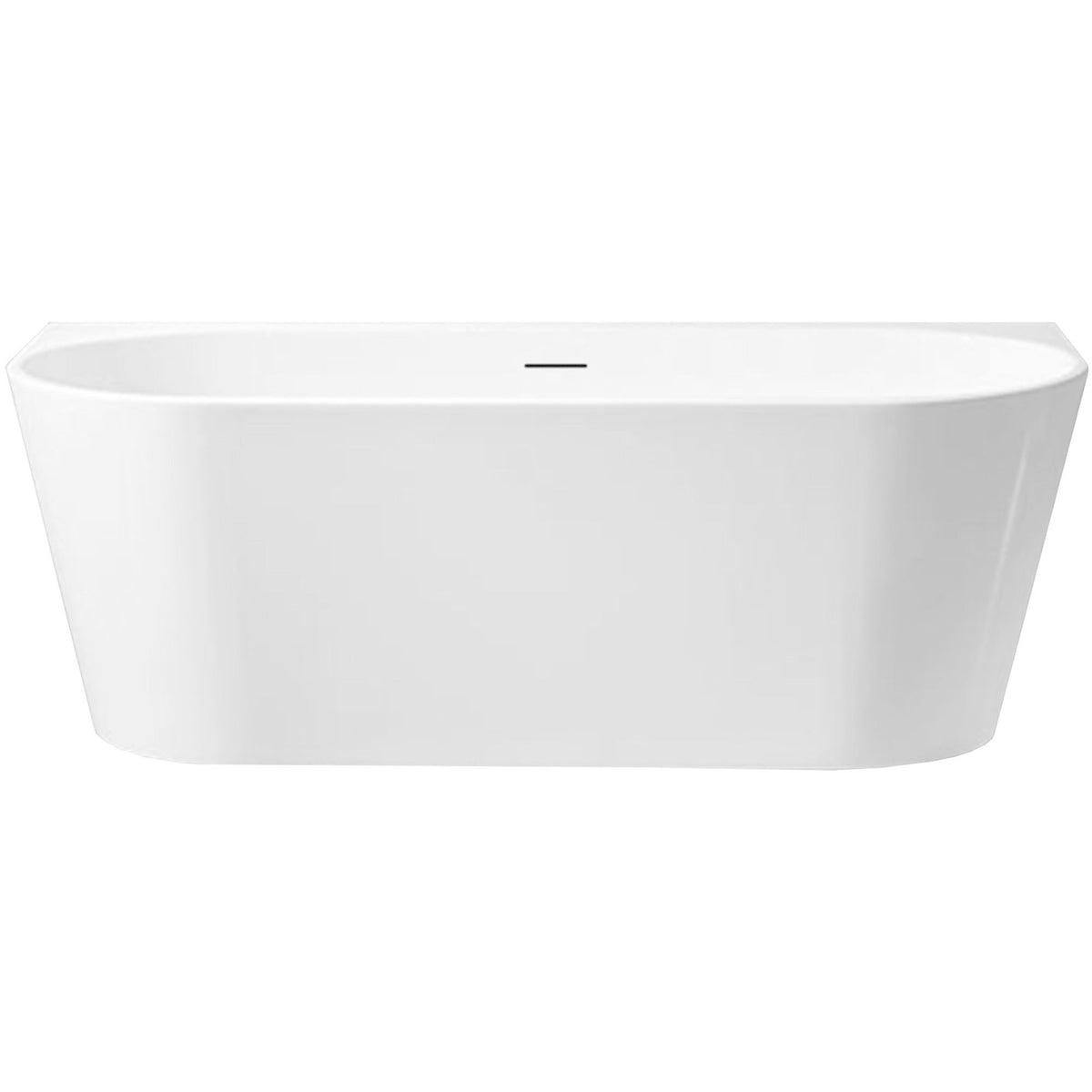 Cada Din Acril Freestanding CAPRI 170cm Capac Dop Negru 8