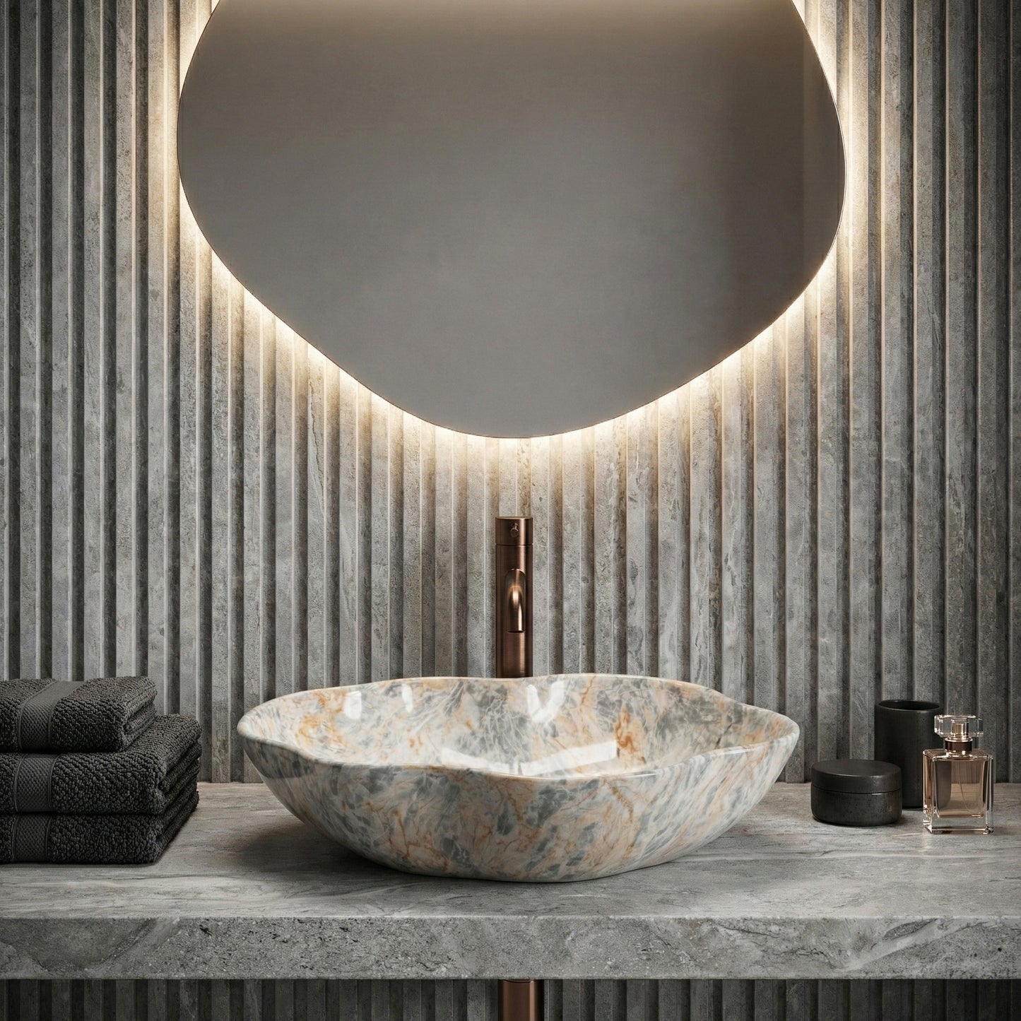 Lavoar pe blat Rea Pearl Ruststone  4
