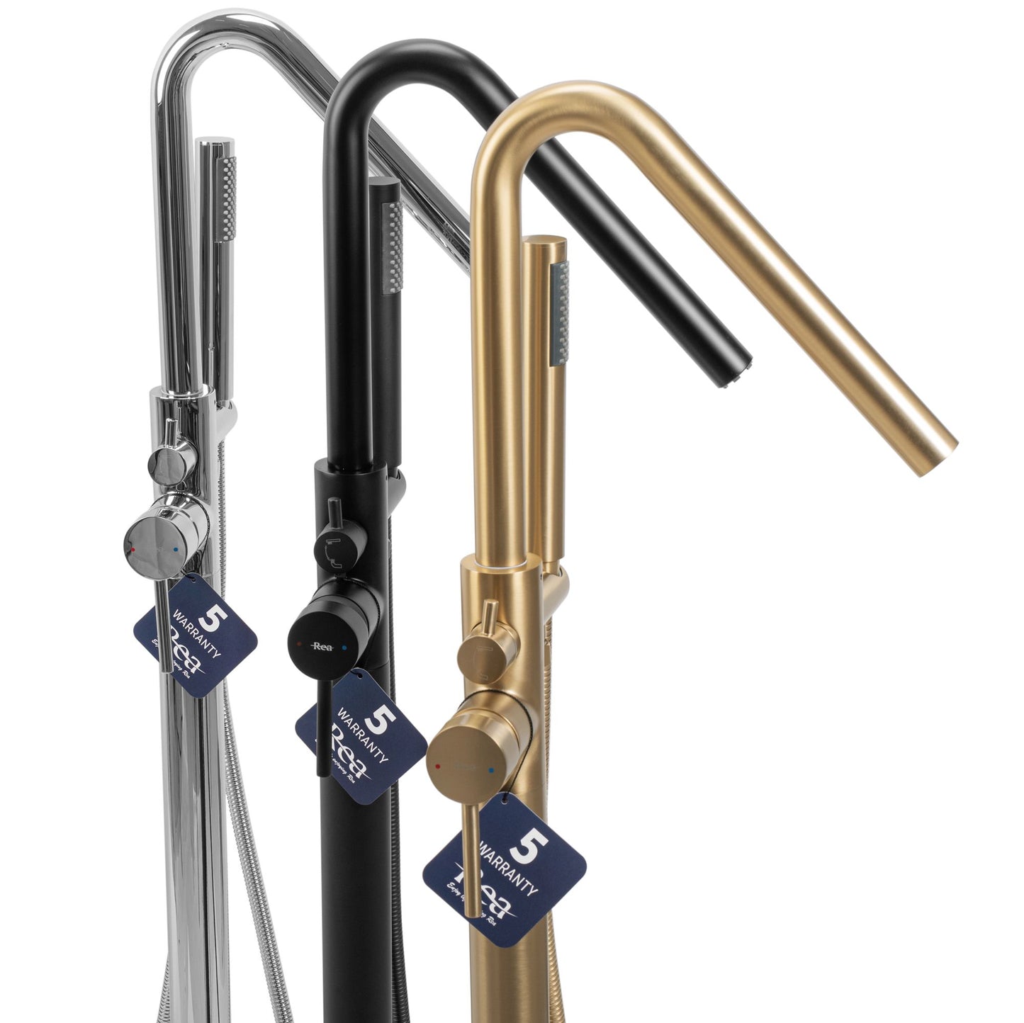 Baterie de podea Rea ARAS Gold Brush  4