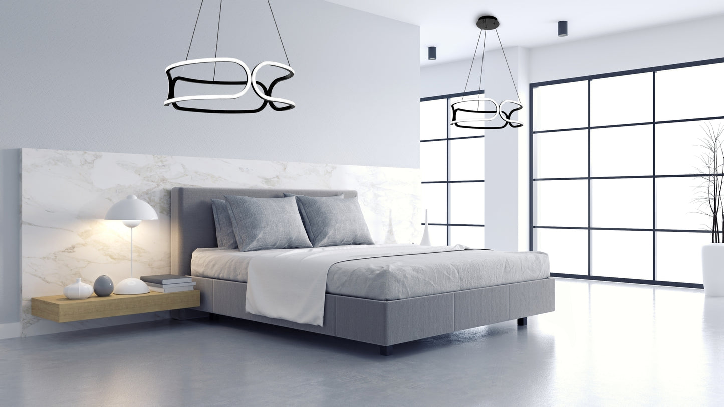 Lampă De Cristal Led App790-cp Trio Black  3