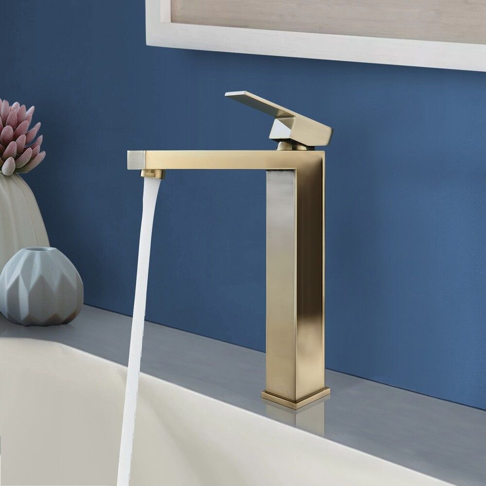 Robinet pentru lavoar REA Fenix GOLD HIGH 3
