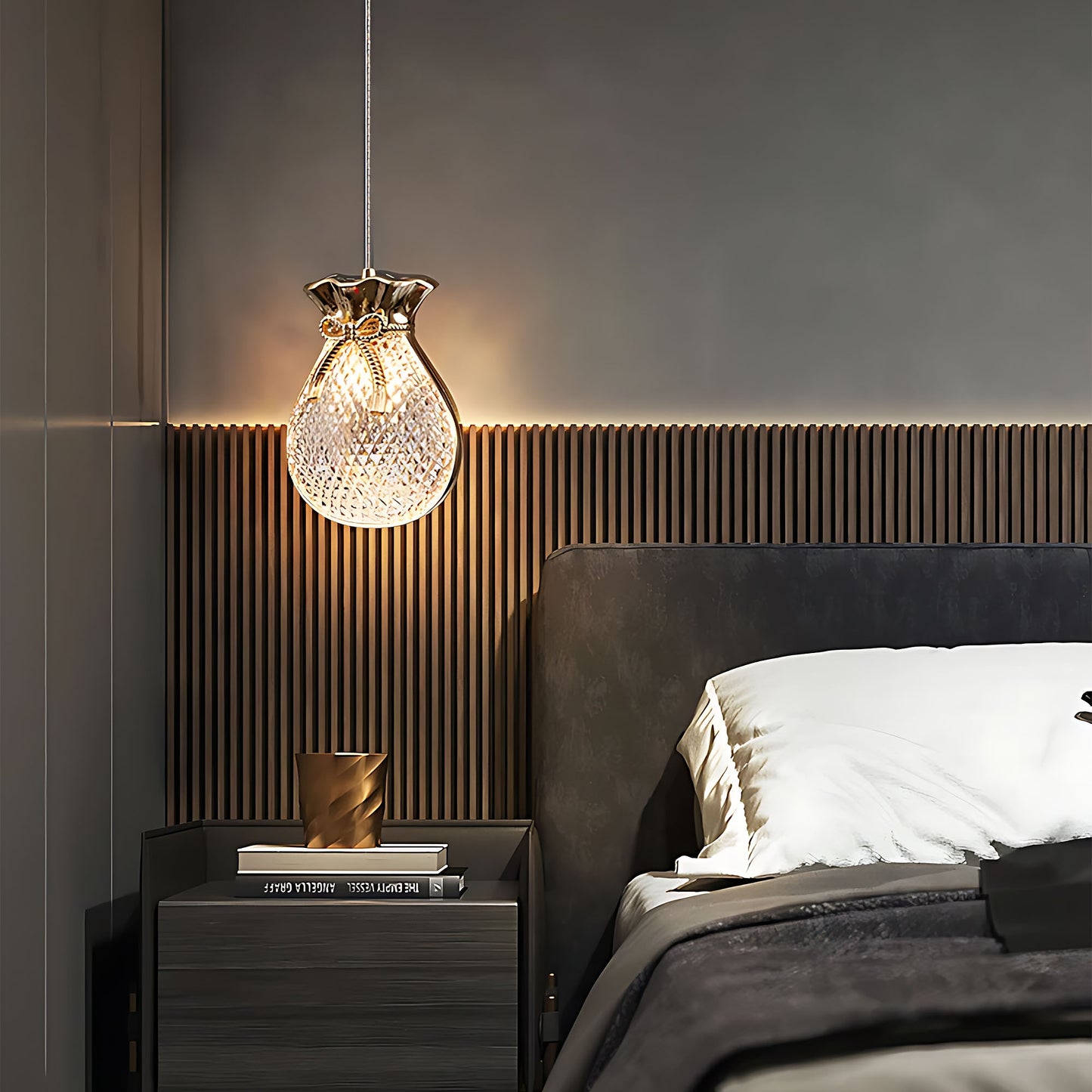 Lampă Suspendată De Tavan Lhj107-1cp Light Rose Gold  17