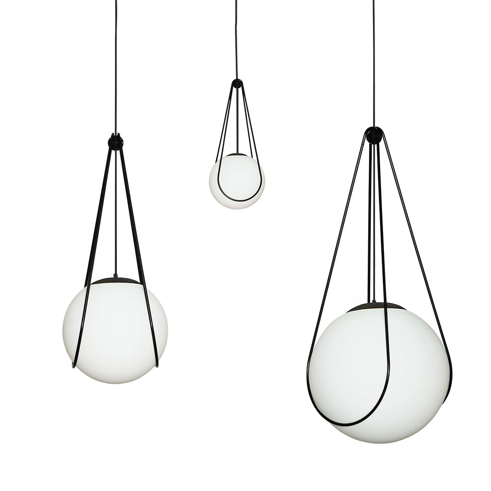 Lampă Suspendată APP1792-1CP 20cm Black  5