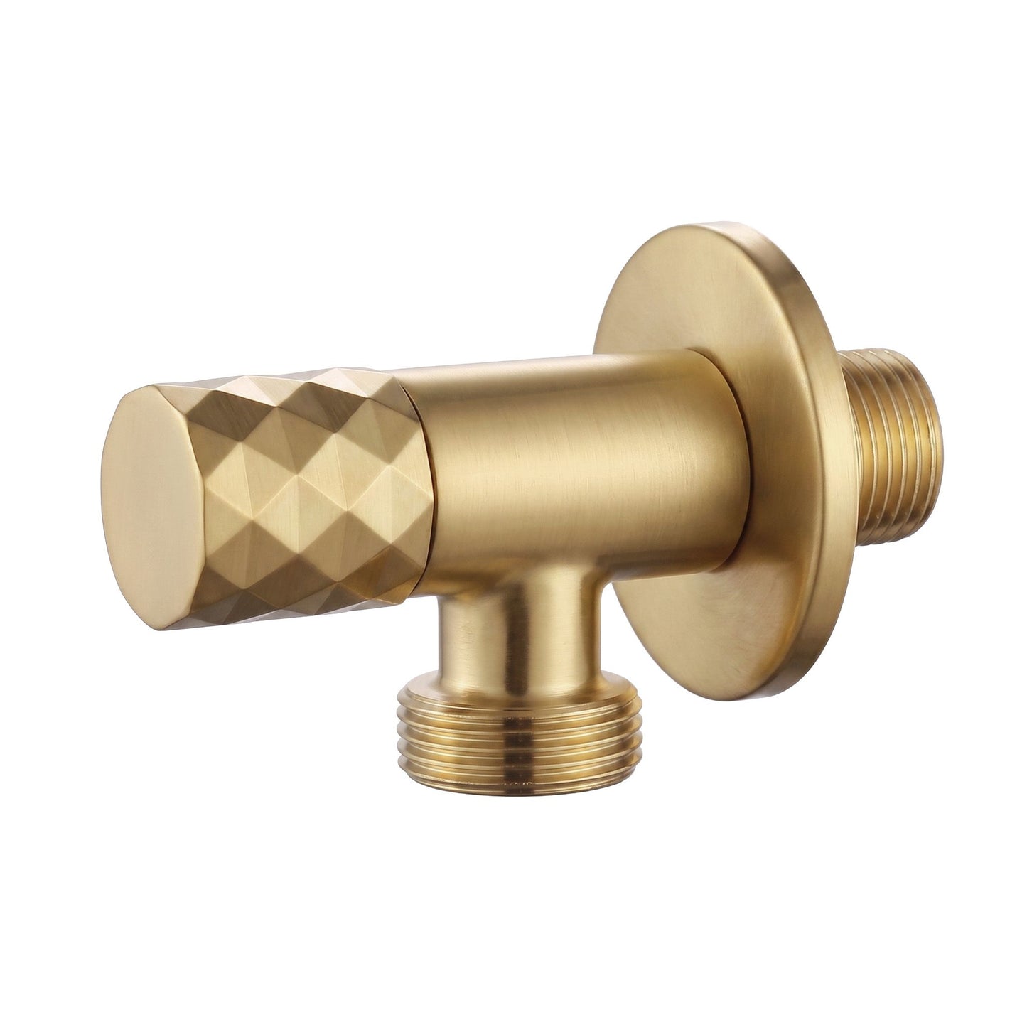 Robinet Colțar Diamond 03 1/2" X 3/4" Brush Gold 4