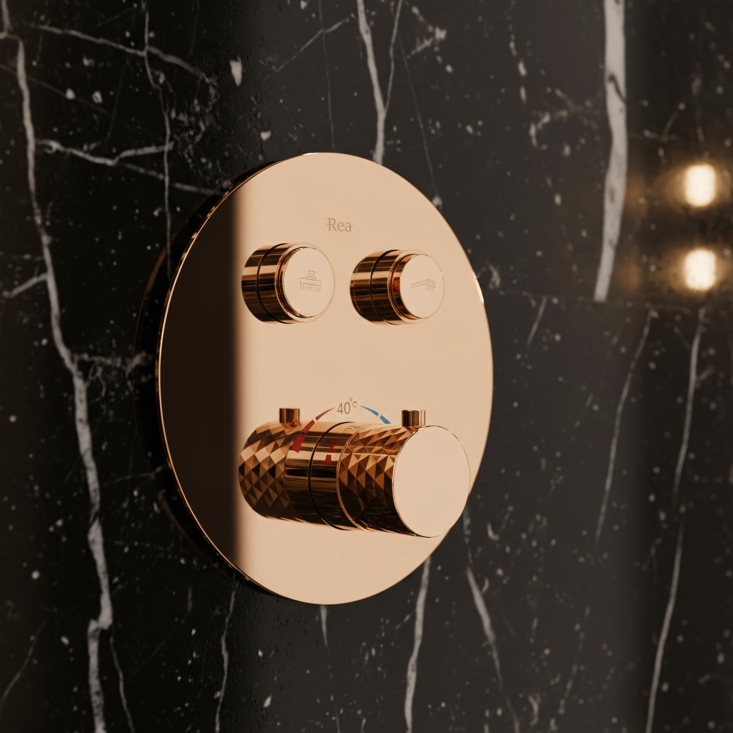 Set De Dus Incastrat Rea Lungo Diamond Copper + Box  2