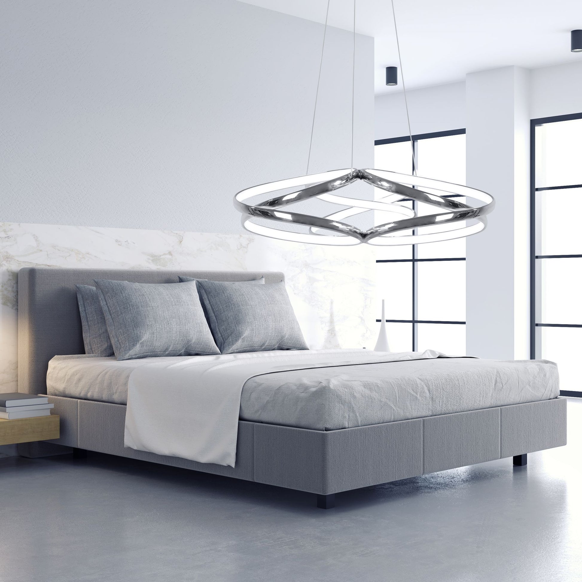 Lampa LED APP795-CP Flat Chrom 4