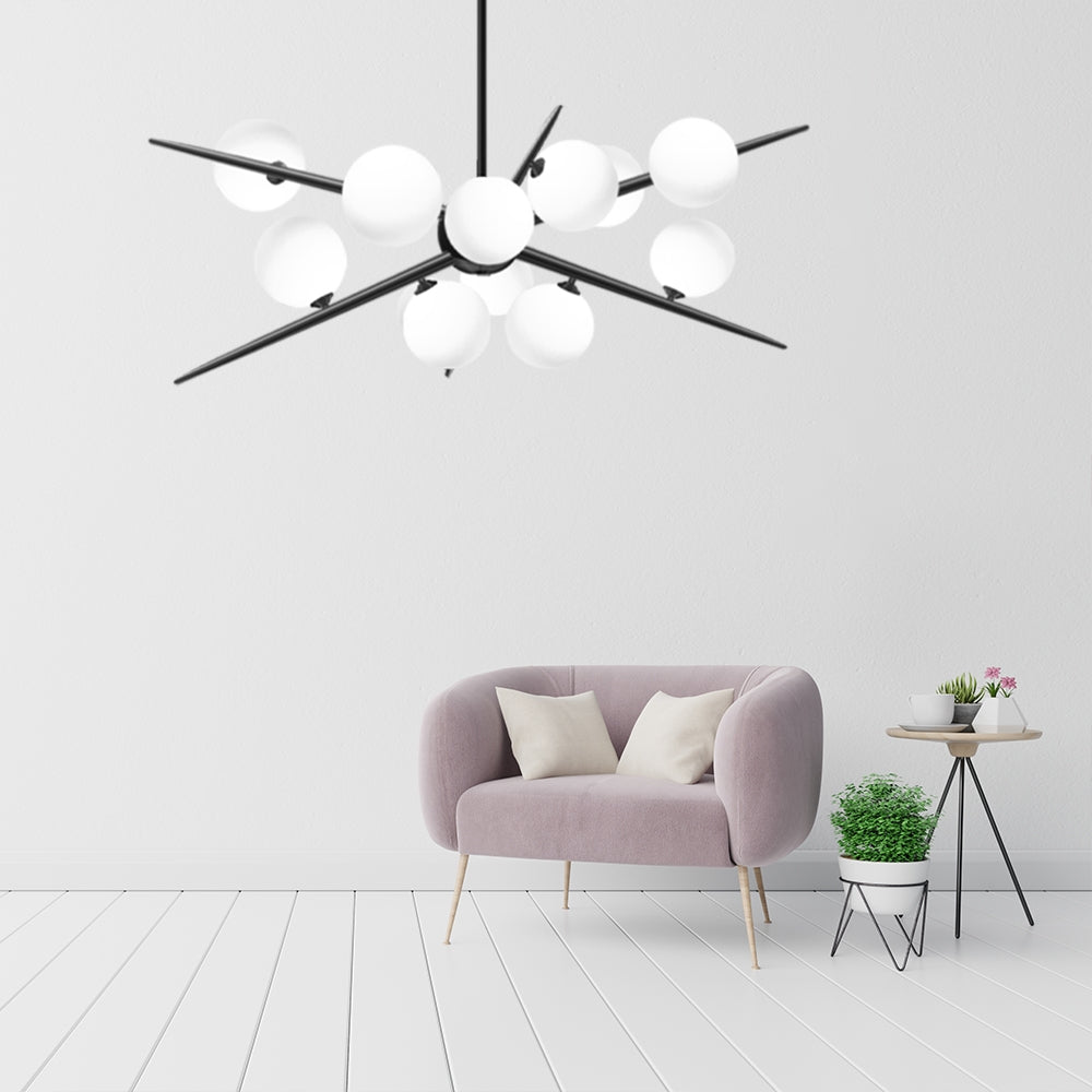 Lampă De Tavan Black APP999-12CP  4