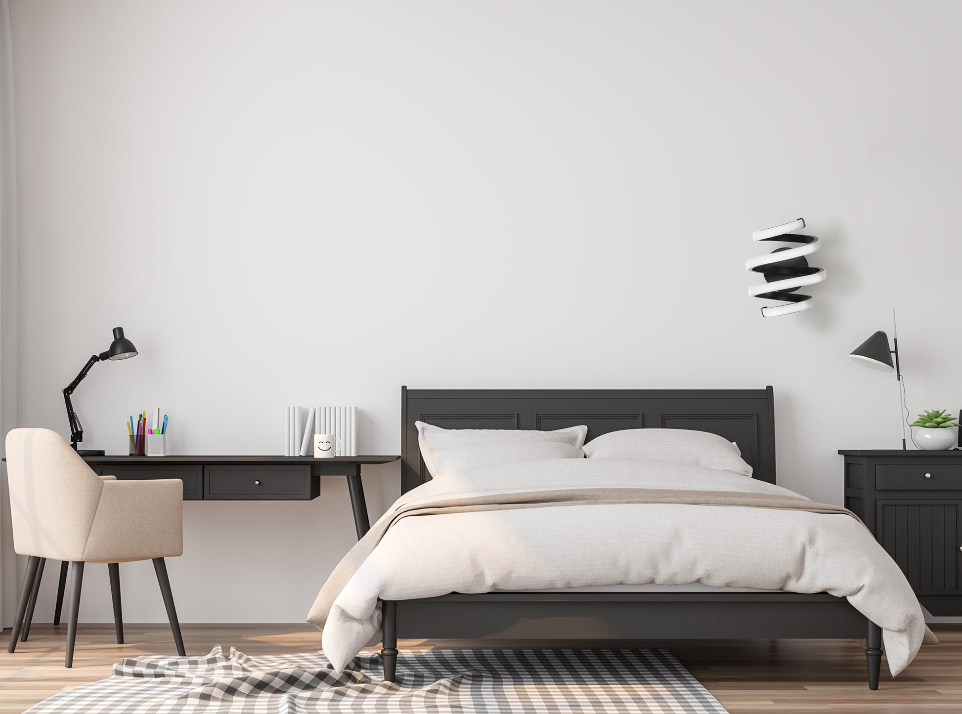 Lampă Led App1046-w Black Mat  4