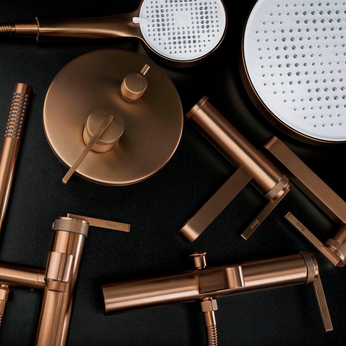 Baterie Pentru Cadă REA Grace Brush Copper 12