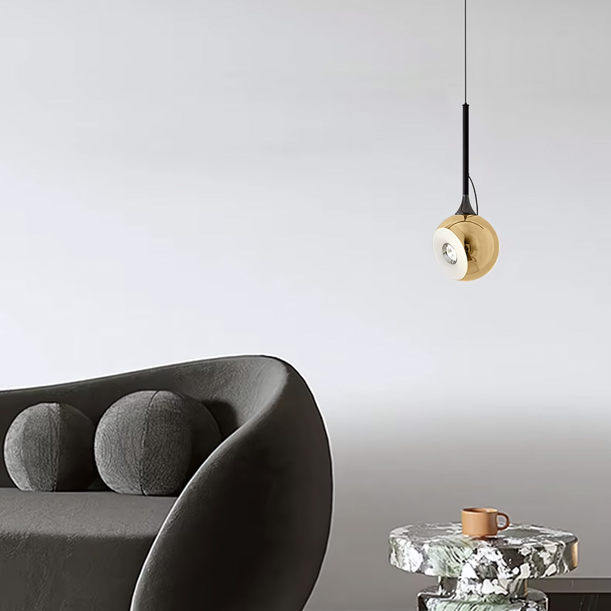 Lampă Suspendată Led G086-1cp Gold  4