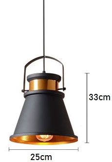 Lampa DE TAVAN ASTI AAA negru / Auriu  9
