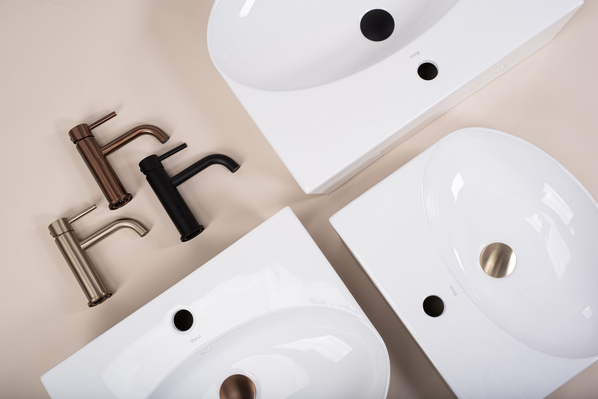 Lavoar Ceramic Pentru Blat Rea Kim 52  3