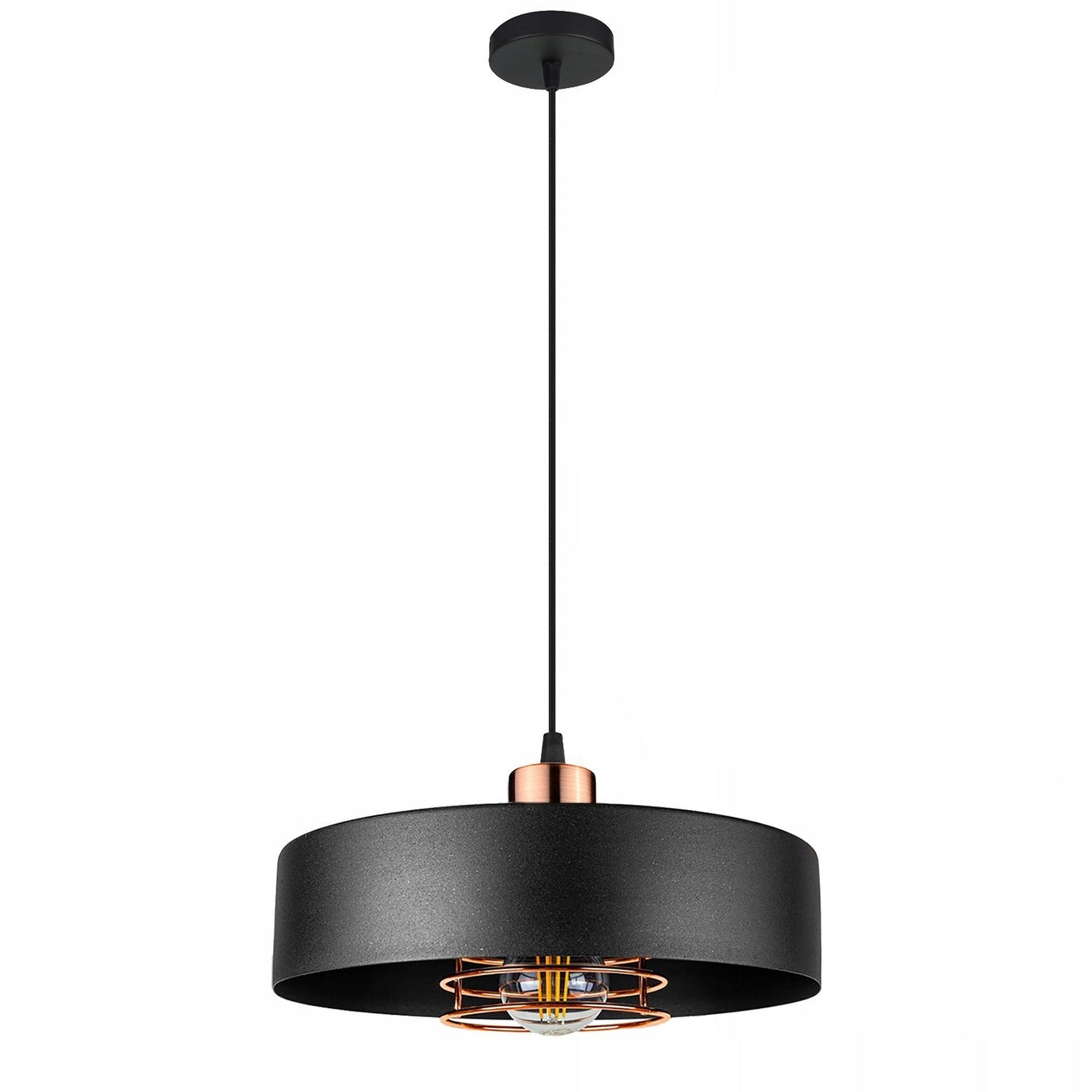 Lampă suspendată APP1246-1CP Black/Rose gold  2