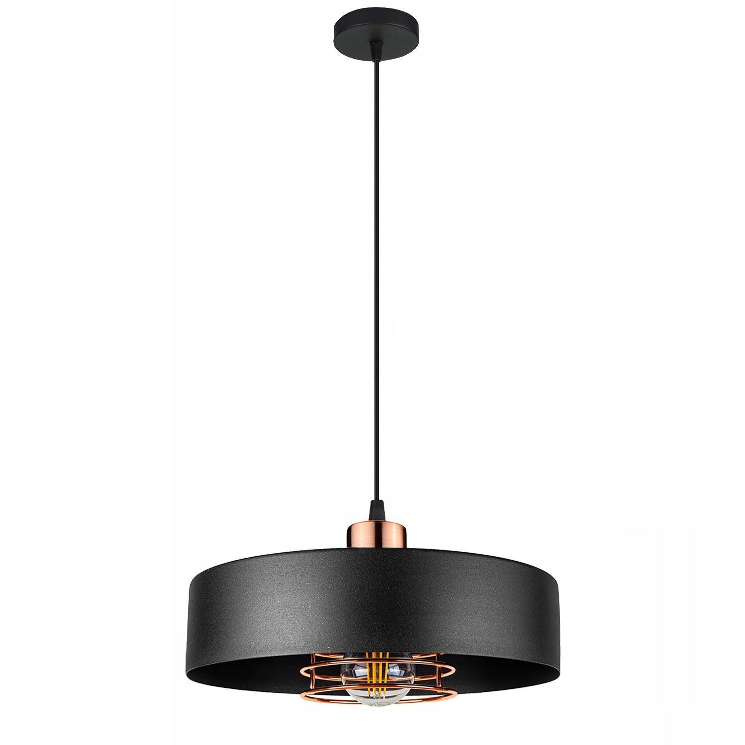 Lampă suspendată APP1246-1CP Black/Rose gold  2