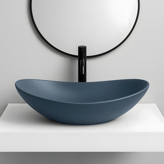 Lavoar pentru blat Rea Royal Blueberry Matt  1